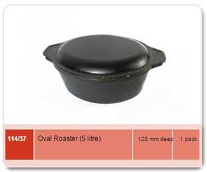 Cast-iron Oval Roaster